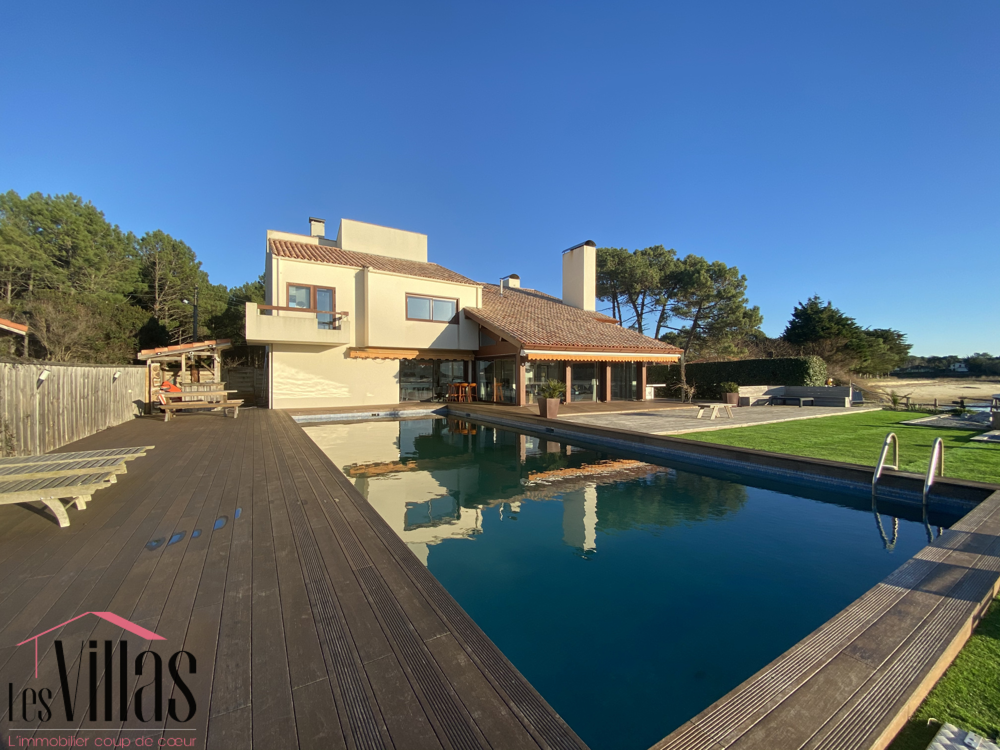 vente Villa 311m2 avec vue sur le courant, Mimizan plage